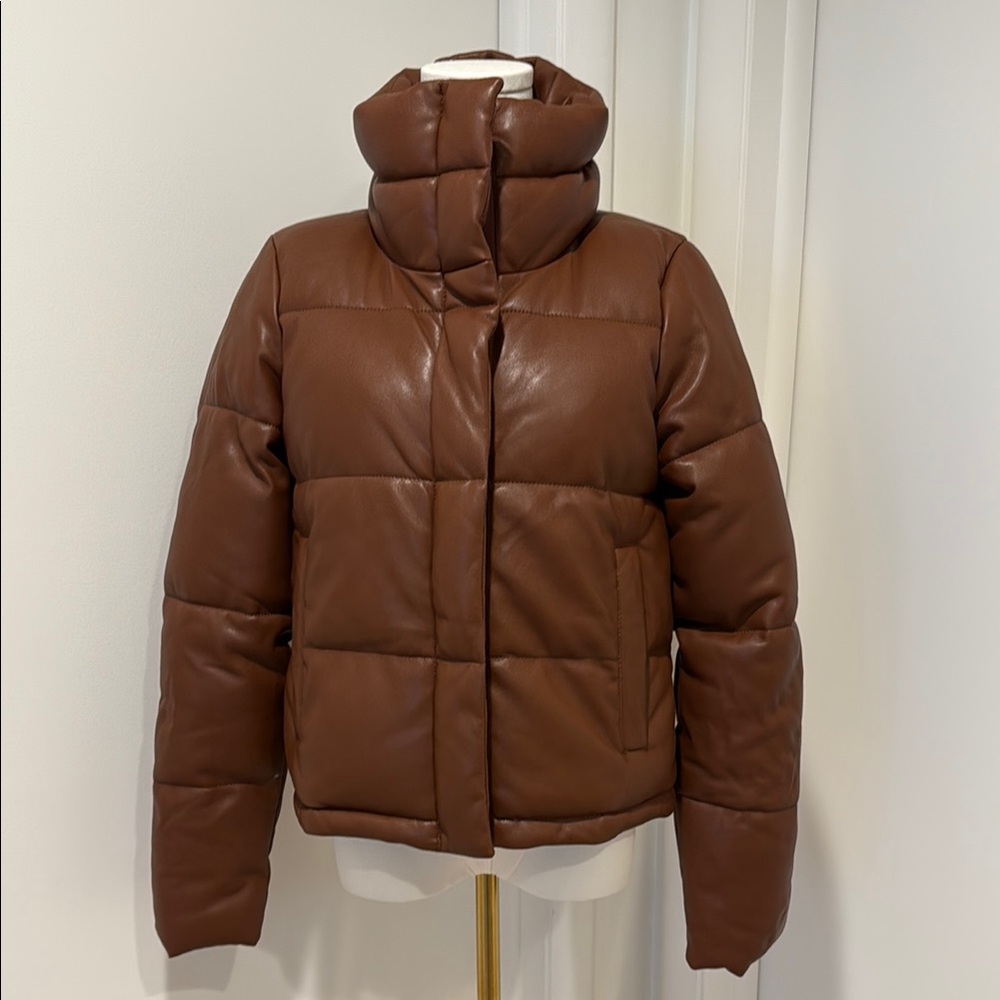 Abercrombie & Fitch Chocolate Puffer Jacket